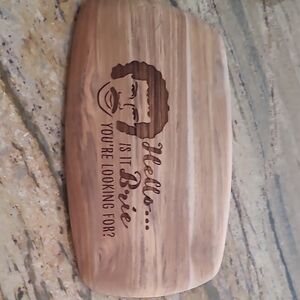 Engraved Wooden Cheese Board